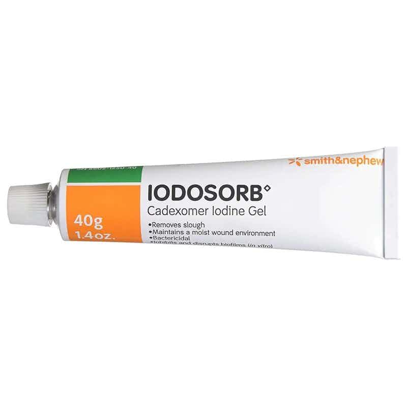 Iodosorb Antimicrobial Wound Care Gel, 6602125040-EA1, 40 gram Tube, 1 Tube