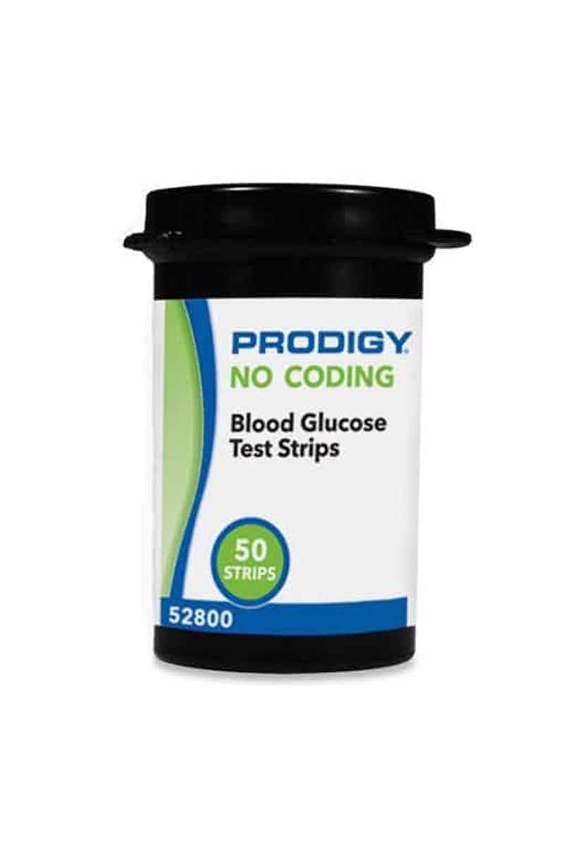 Prodigy Blood Glucose Test Strips, 052800, BX50