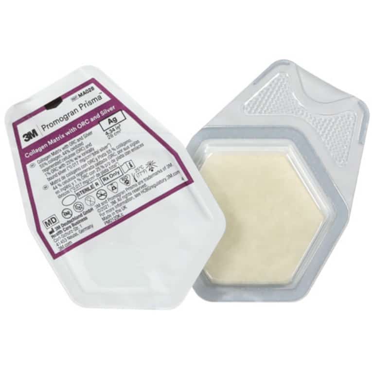 collagen with silver wound dressing Medline Puracol Plus AG Collagen Dressing with Antimicrobial Silver
