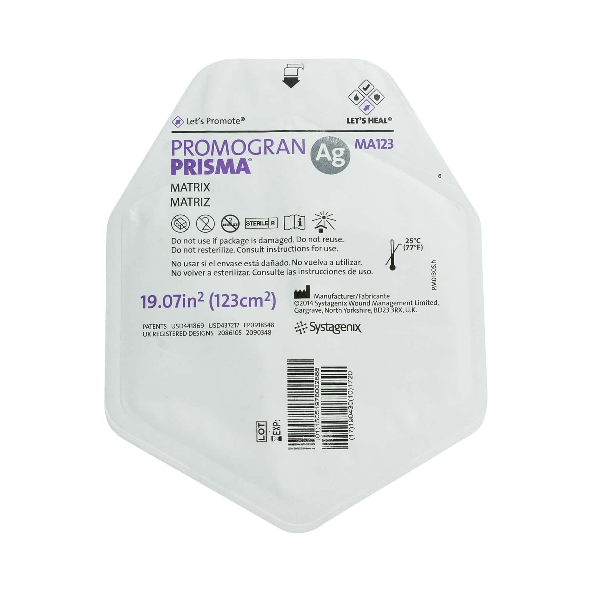 promogran prisma matrix collagen dressing with silver Silver Collagen Dressing 3M Promogran Prisma Matrix 3/8 X 3/8 X 12-5/8 Inch Rope Sterile