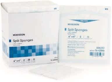 McKesson Split Sponges
