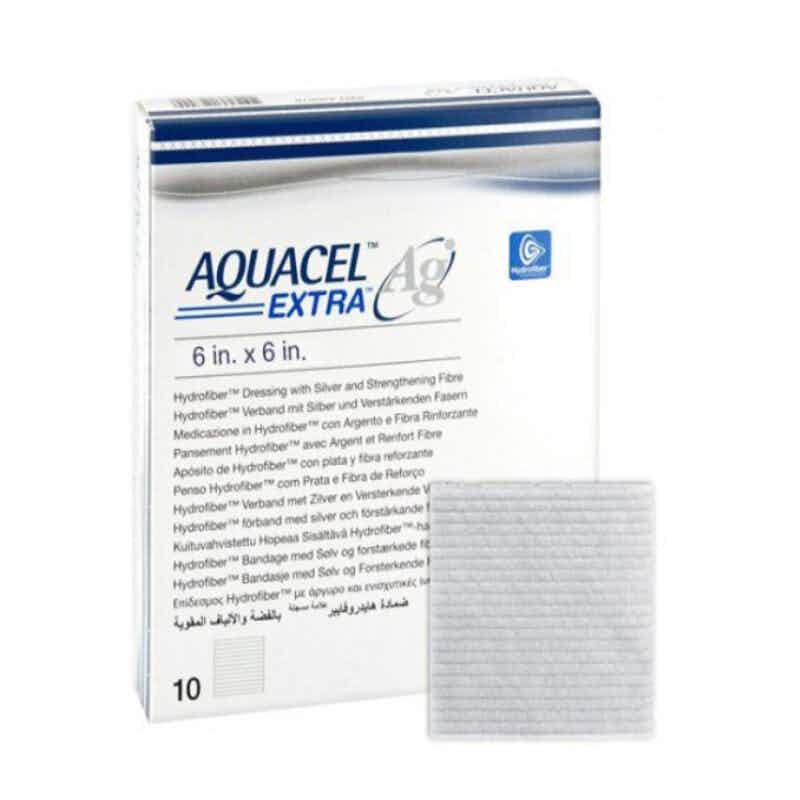 Aquacel Ag Extra Silver Dressing,420678,6 x 6" - 1 Dressing