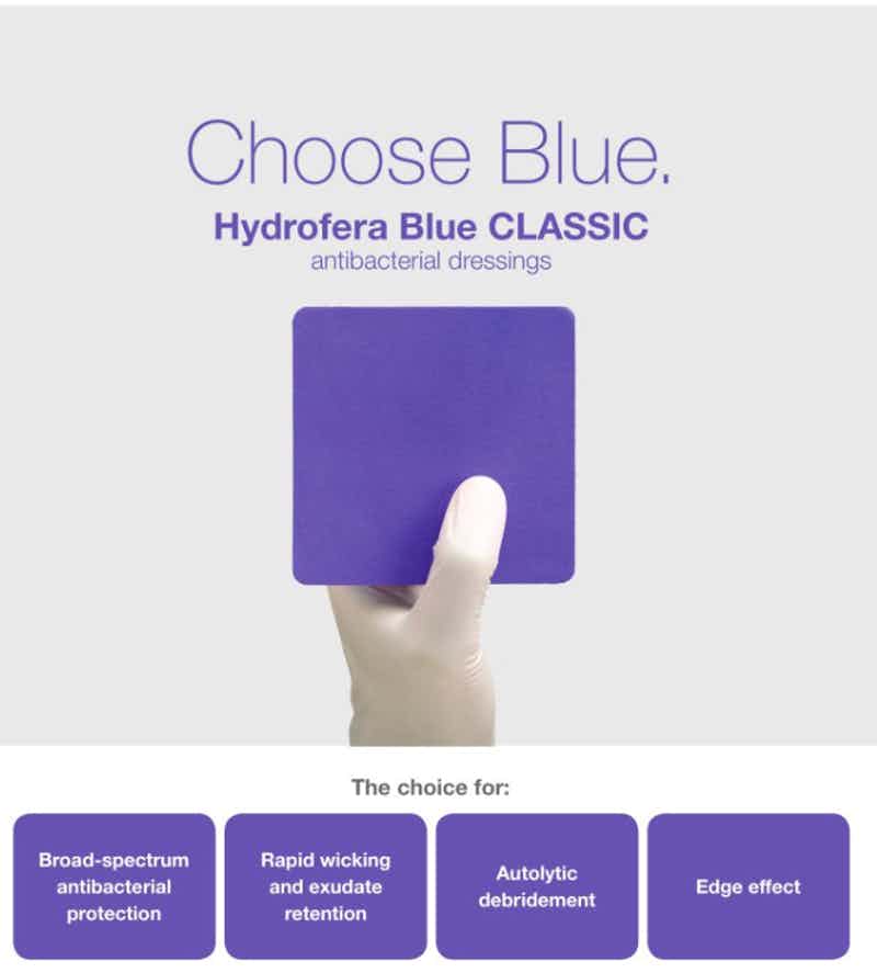 Hydrofera Blue Antimicrobial Foam Dressing, Features