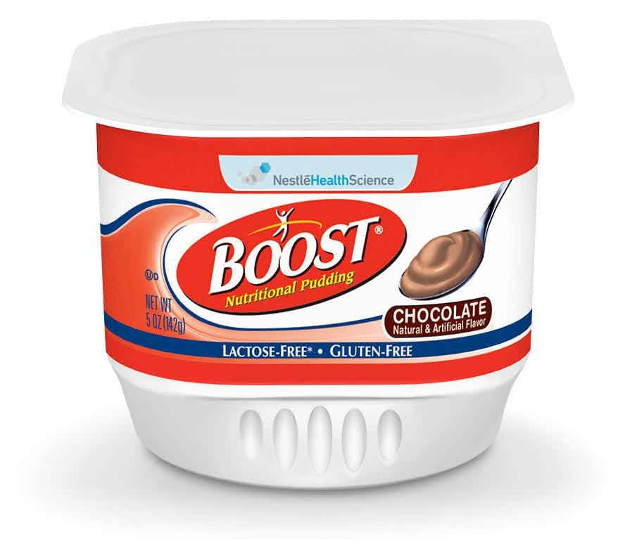 Boost Nutritional Pudding, 09460300-CT4, Chocolate - Carton of 4