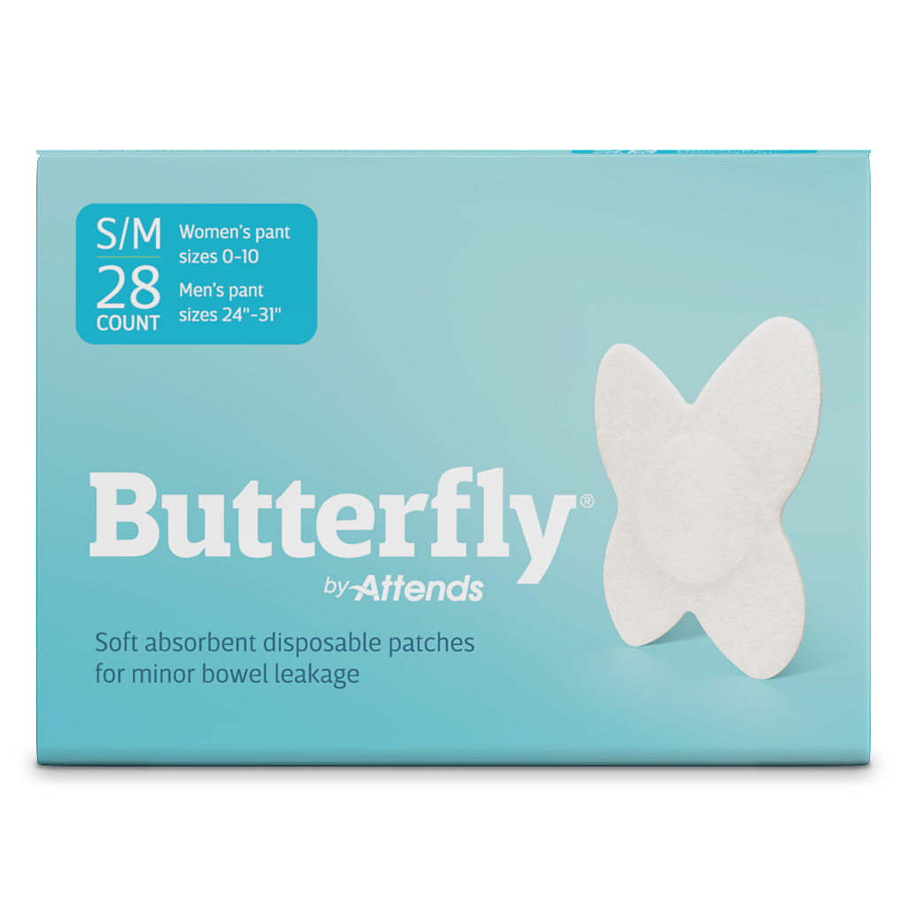 Attends Butterfly Incontinence Liner, 44985-PK28, Small/Medium - Pack of 28
