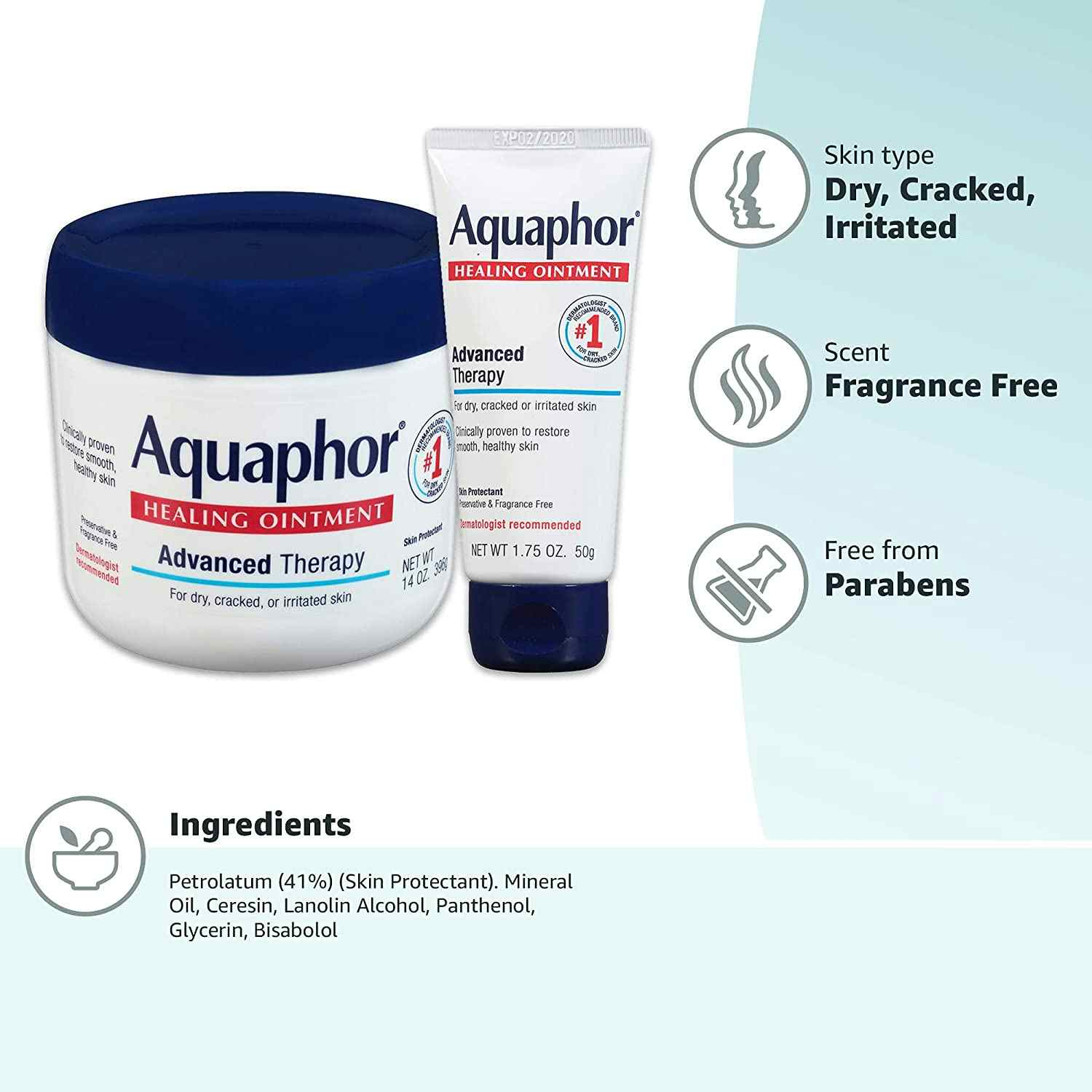 Aquaphor Advanced Therapy Hand and Body Moisturizer