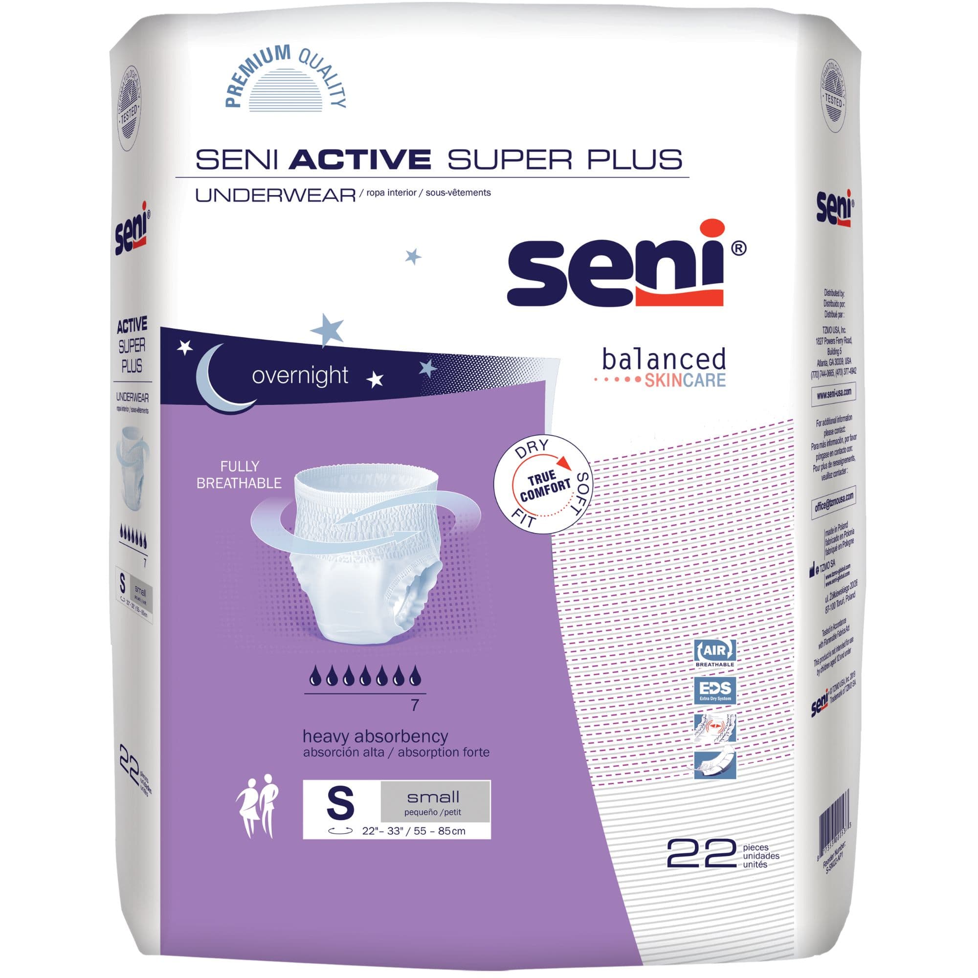 Seni Active Super Plus Underwear, Overnight