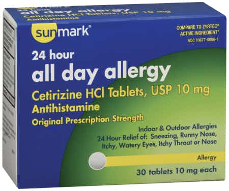 Sunmark All Day Allergy Relief Tablets