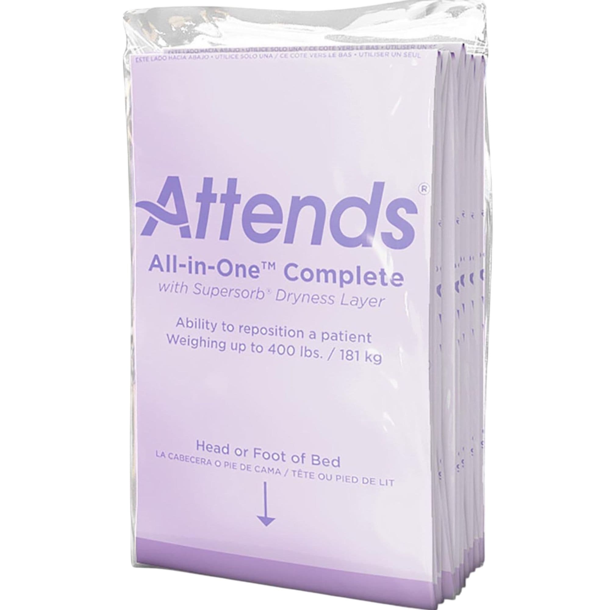 Attends Supersorb Maximum Underpads, Heavy