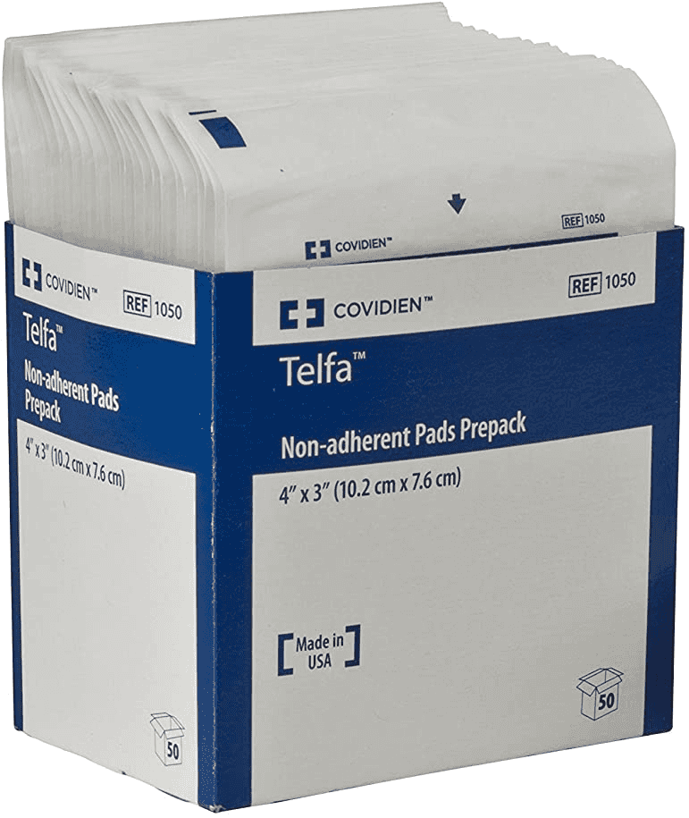 telfa non adherent dressing Kendall Telfa Ouchless Non-Adherent Dressings