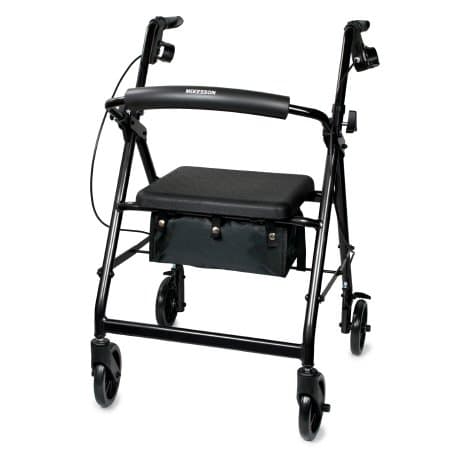 McKesson 4 Wheel Folding Lightweight Rollator