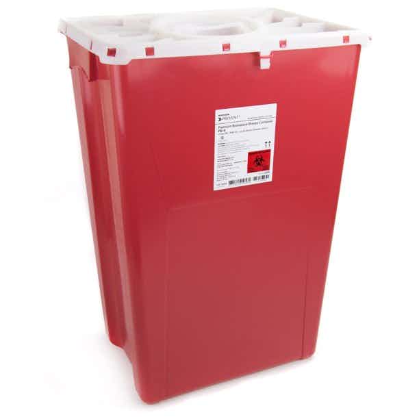 McKesson Prevent Biohazard Sharps Container - PG-II, 18 Gallon