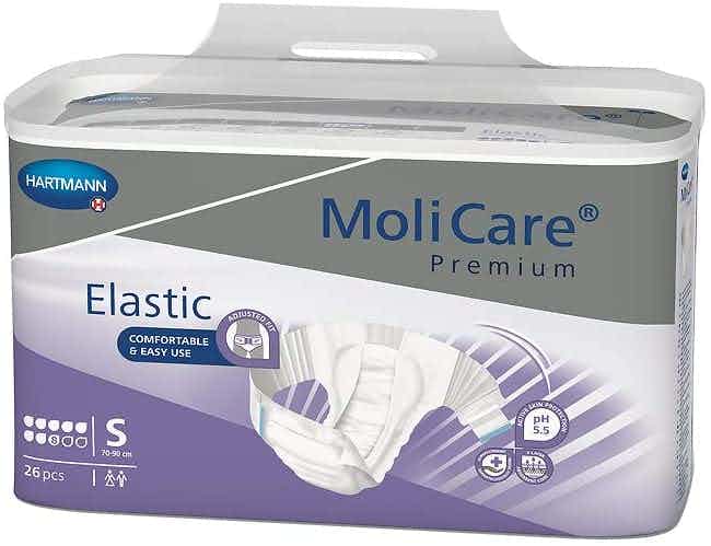 MoliCare Premium Elastic 8D Diapers with Tabs, Heavy