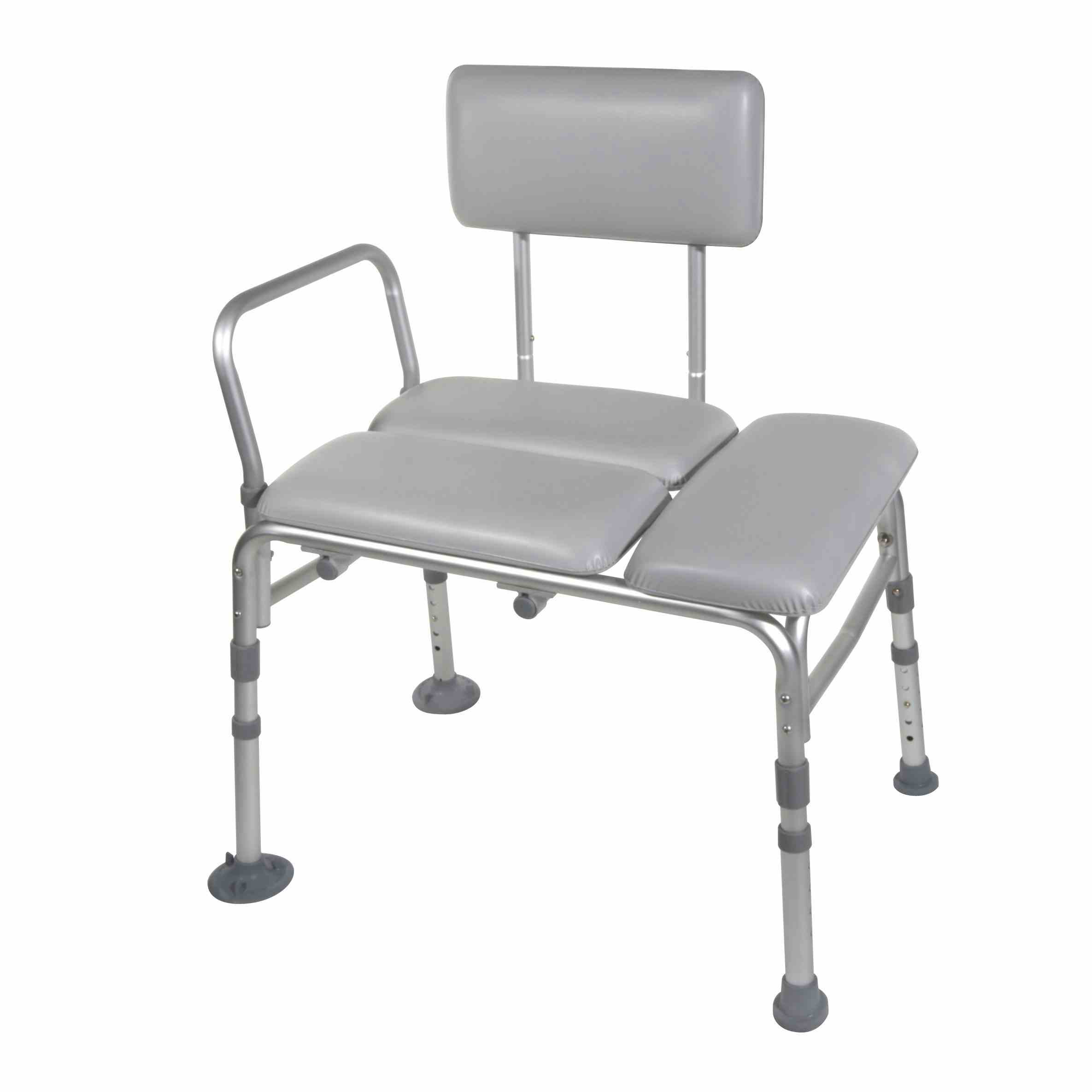 Drive Bath Transfer Bench with Padded Cushioned Seat and Backrest, 12005KD-1-EA1, 1 Bench