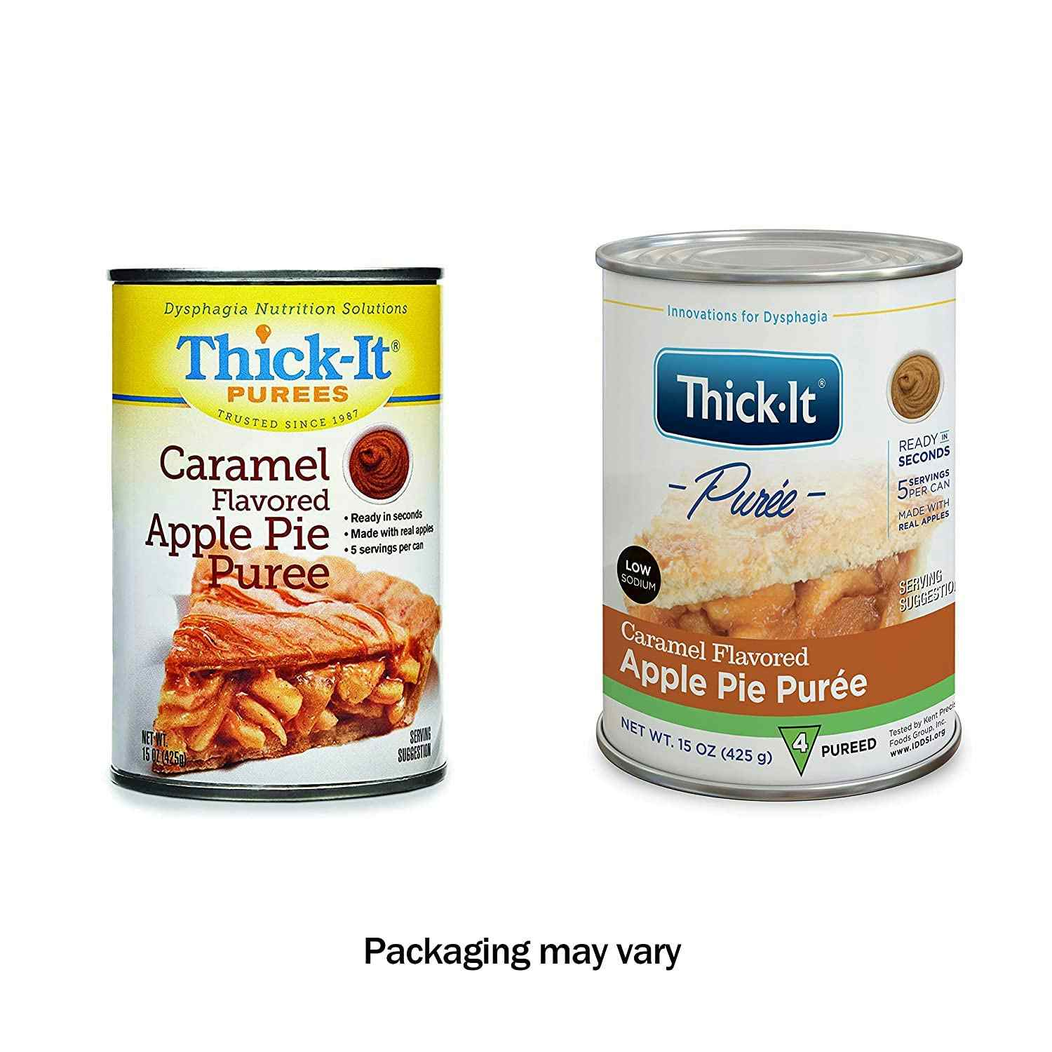 Thick-it Puree Caramel Apple Pie, H317-F8800-EA1, 1 Can Old vs. New