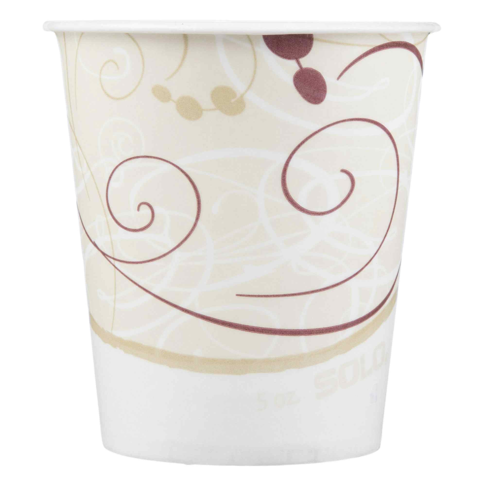 Solo Disposable Paper Drinking Cup, Symphony Print, R53-J8000, 5 oz - Sleeve of 100