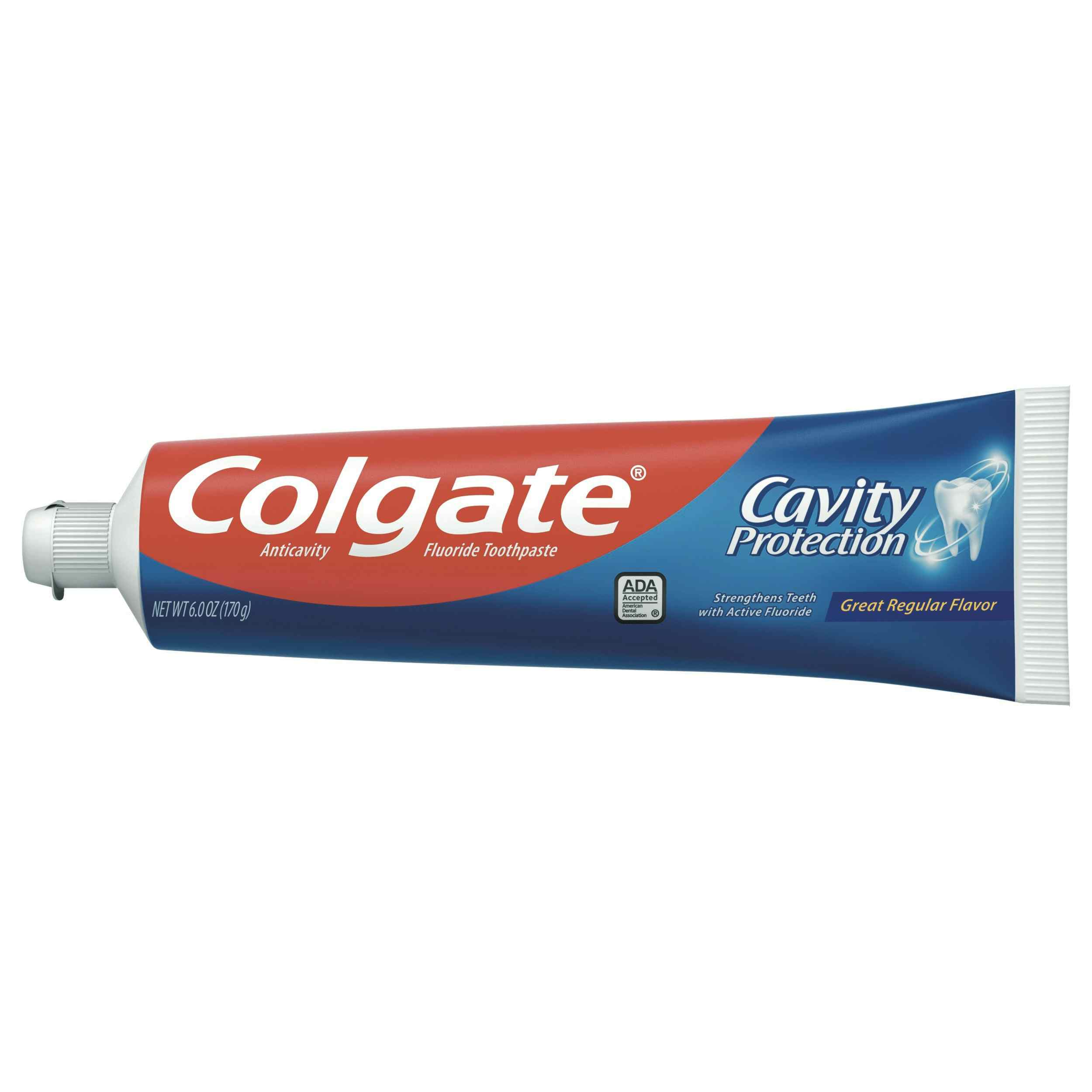 Colgate Toothpaste Cavity Protection Regular, Flavor, 6 oz., Tube, 151088, Case of 24 Tubes