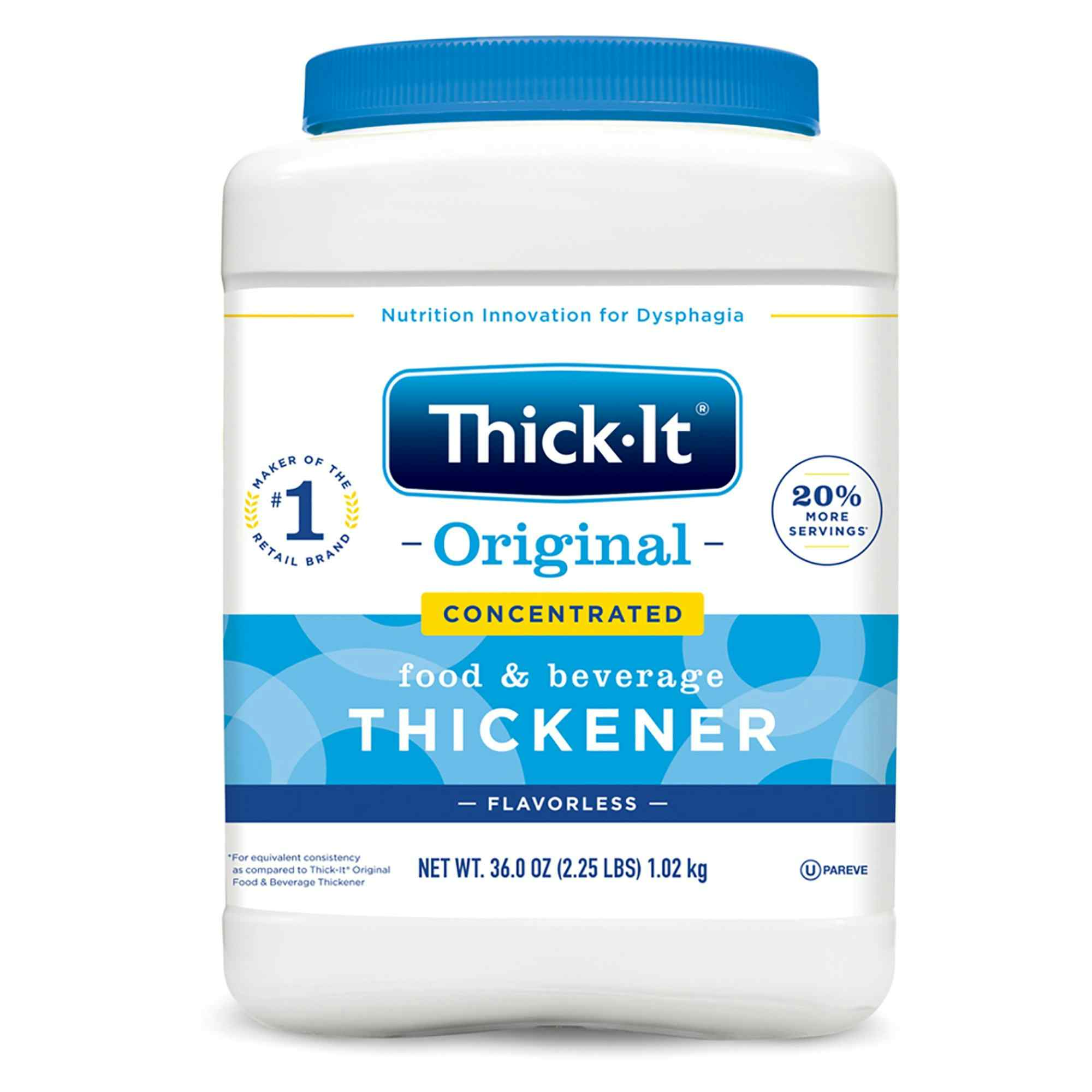 Thick-It Food and Beverage Thickener Original Concentrated, Unflavored Powder, 36 oz., Canister, J587-C6800, 1 Canister