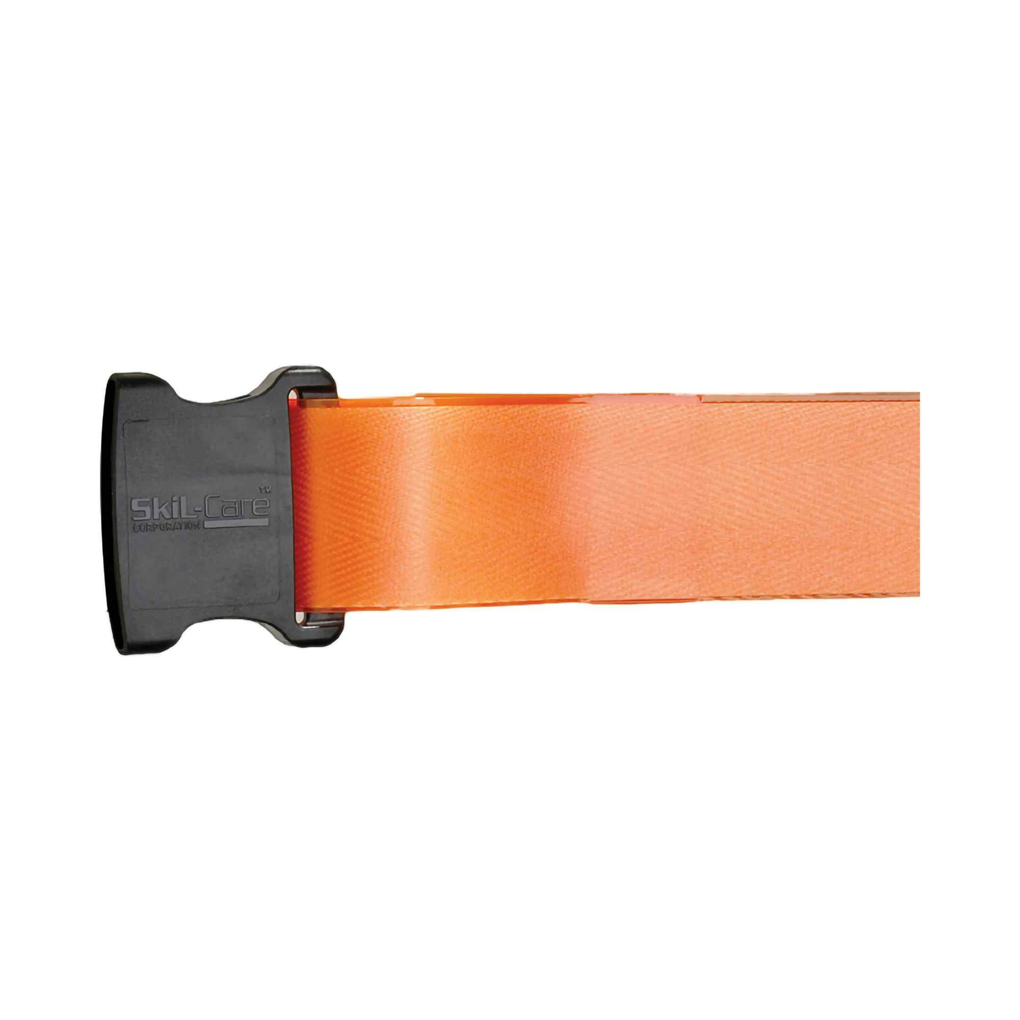SkiL-Care Vinyl Gait Belt, Multiple Colors, 914387, 60 Inch - Orange