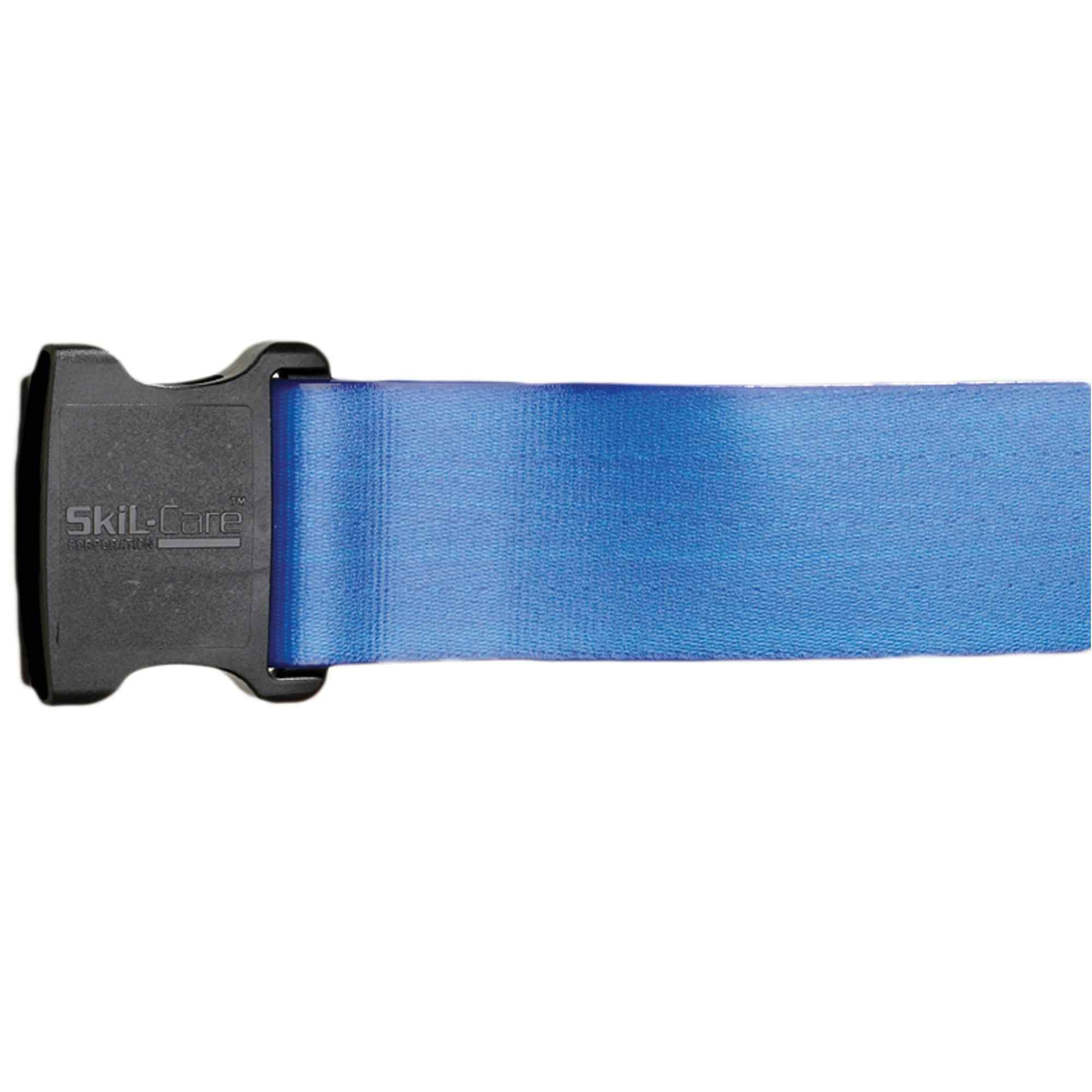 SkiL-Care Vinyl Gait Belt, Multiple Colors, 914380, 60 Inch - Blue