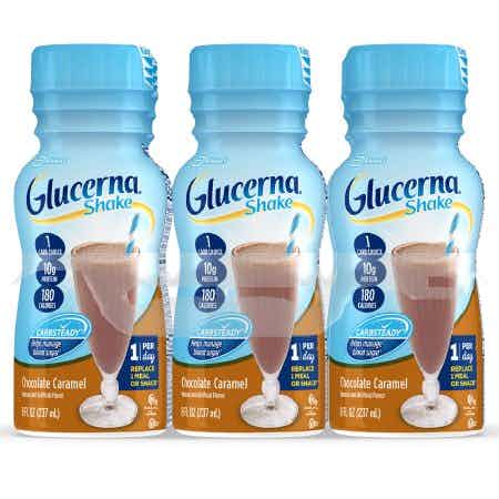 Glucerna Ready to Use Oral Supplement Shake, Bottle, Chocolate Caramel Flavor, 8 oz. , 66794, 6 Bottles