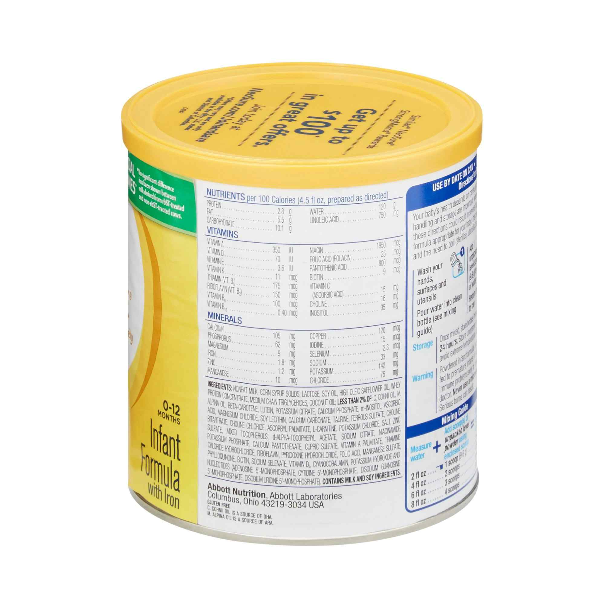 Similac NeoSure Infant Formula Powder, 13.1 oz., Can, 57430, Case of 6 Cans