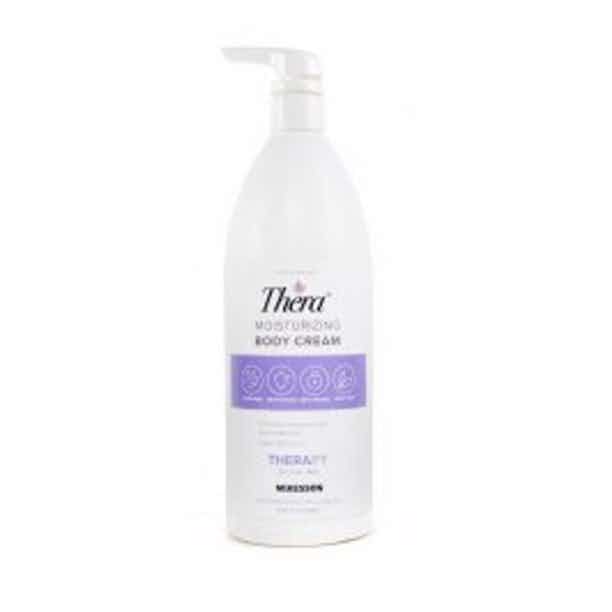 Thera Hand and Body Moisturizer Cream, Pump Bottle, Scented, 32 oz.