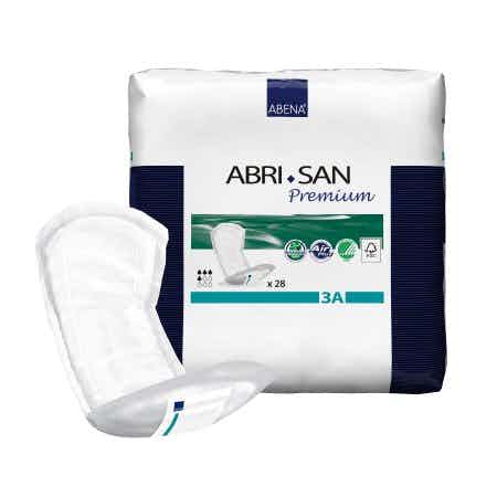 Abri-San Adult Unisex Disposable Bladder Control Pad, Moderate Absorbency, 9267,  Level 3A - Bag of 28