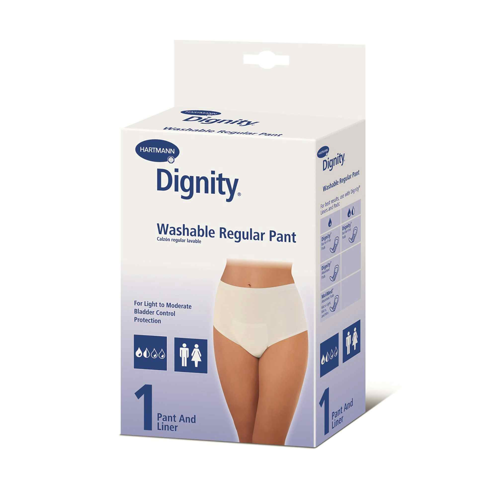 Dignity Unisex Pull On Reusable Protective Underwear with Liner, 16904, Large (42-47") - 1 Each