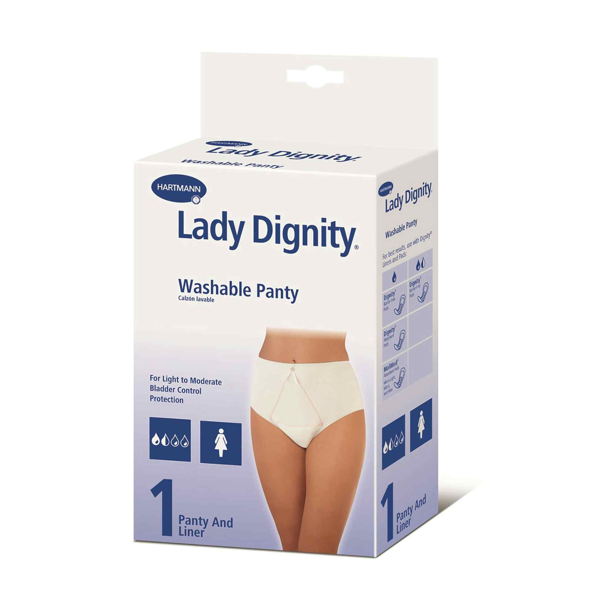 Lady Dignity Female Pull On Reusable Protective Underwear with Liner  , 40201, Small (36-38") - 1 Each