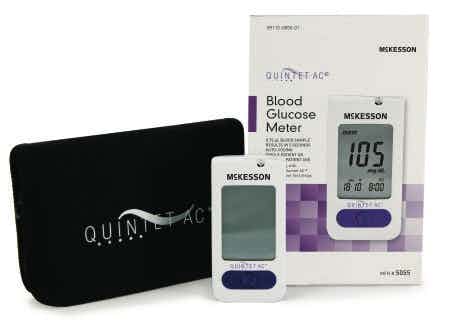 QUINTET AC Blood Glucose Meter, 5055, 1 Meter