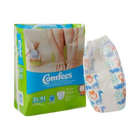 Comfees Pull-Up Premium Training Pants, Moderate Absorbency, CMF-B3, 3T-4T (32-40lbs) - Bag of 23