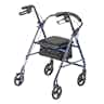 drive Adjustable Height Rollator, 6" Casters, R800BL, Blue - 1 Each