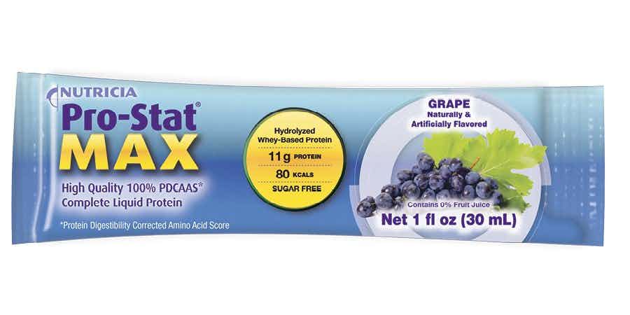 Nutricia Pro-Stat Max High Quality Liquid Protein, Packet, 1 oz., Grape, 98491, Case of 96