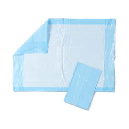 Medline Protection Plus Disposable Underpad, Light Absorbency, MSC281230, 17 X 24" - Case of 300
