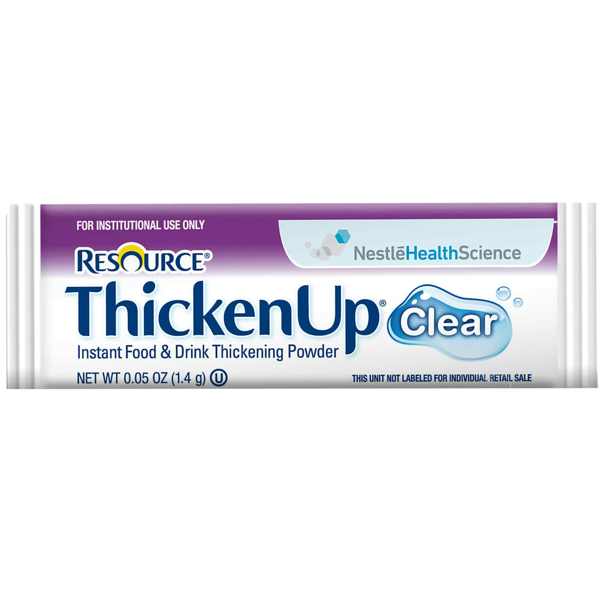 Resource Thickenup Clear Instant Food & Drink Thickening Powder, Packet, 4390015193, Case of 288
