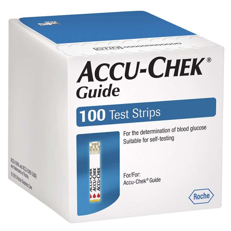 Accu-Chek Guide Test Strips, 07453744001, Box of 100
