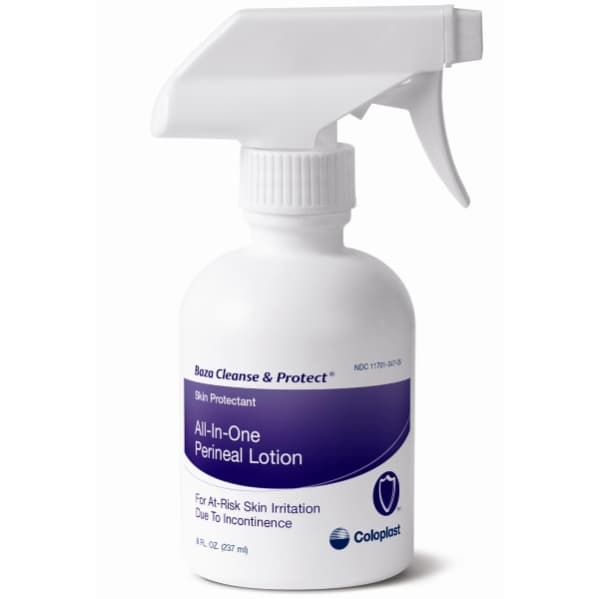 Baza Cleanse and Protect Skin Protectant One-Step Perineal Lotion, 8 oz,, 7712, 1 Bottle