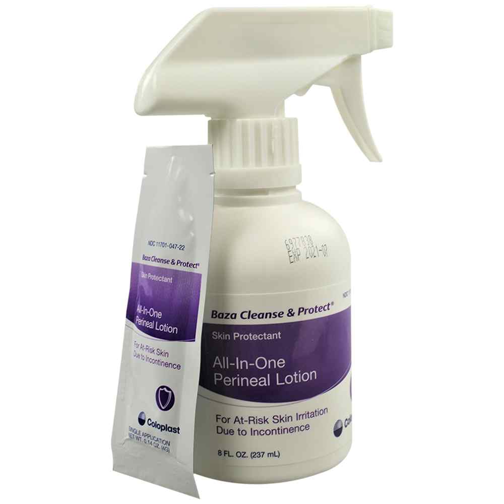 Baza Cleanse and Protect Skin Protectant One-Step Perineal Lotion, 8 oz,
