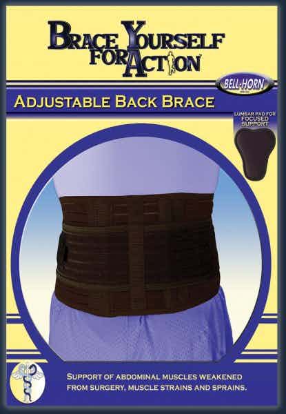 DonJoy Adjustable Back Brace, 99400,  One Size Fits Most (28-50") - 1 Each