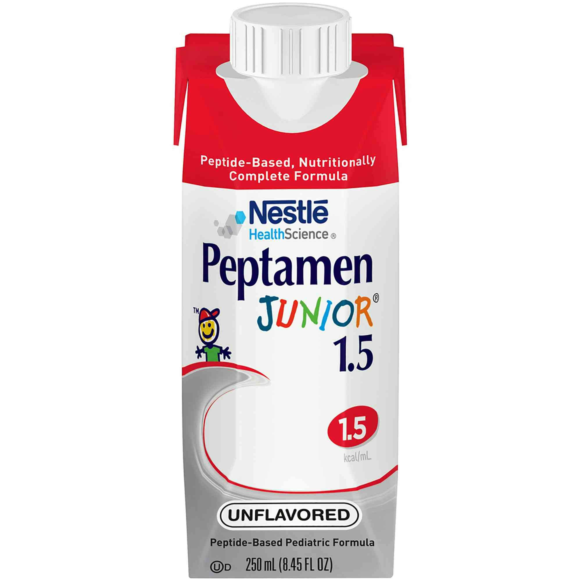 Nestle HealthScience Peptamen Junior 1.5 Peptide Based Nutritionally Complete Tube Feeding Formula, 8.45 oz, 00798716173636, Case of 24