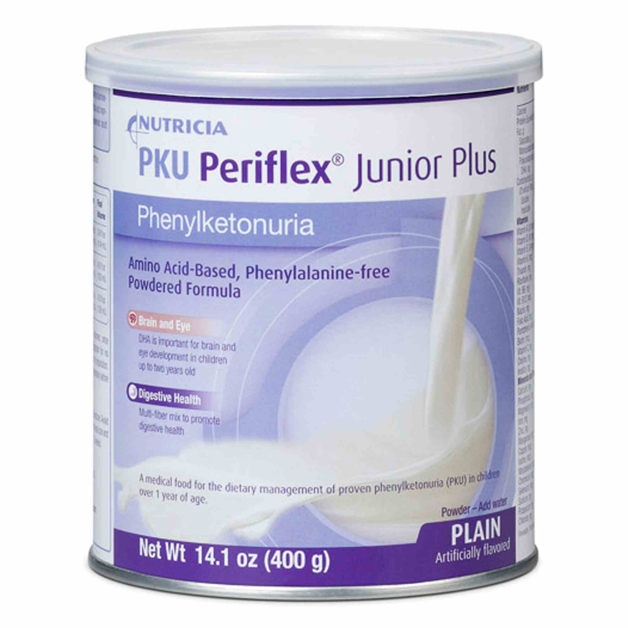 Nutricia PKU Periflex Junior Plus Amino Acid-Based Phenylalanine-Free Powdered Formula, 14.1 oz., 89477, 1 Each