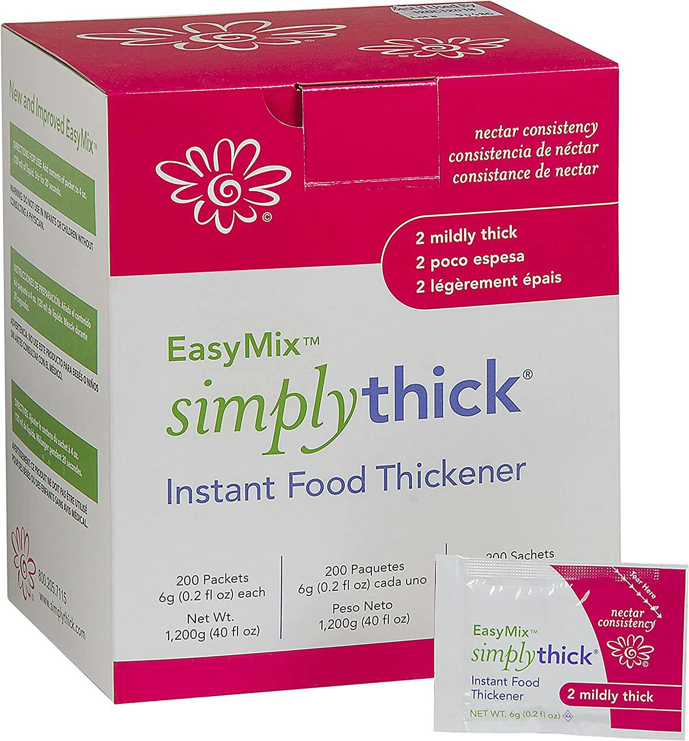 SimplyThick EasyMix Instant Food Thickener, Mildly Thick