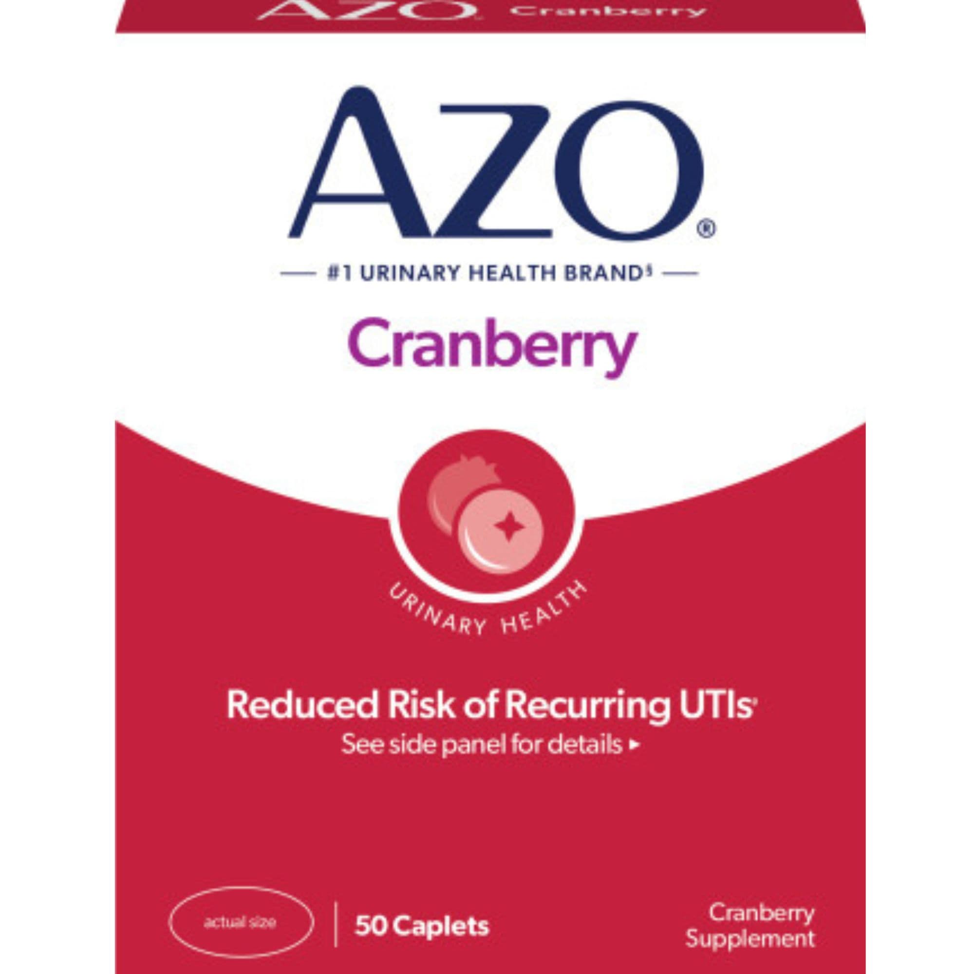 Azo Urinary Tract Health Cranberry Supplement, 50 Tablets