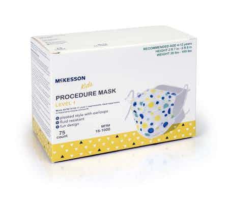 McKesson Kids Procedure Mask, Level 1, 16-1000, Box of 75