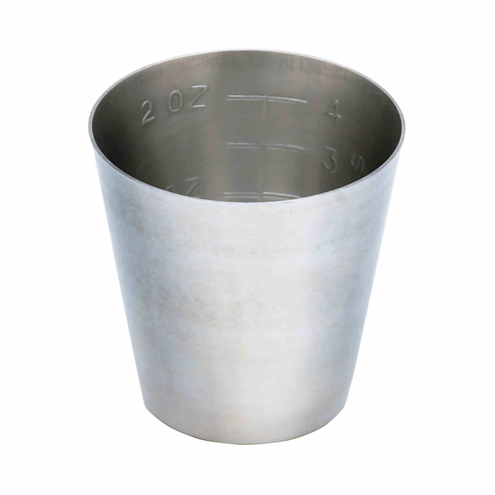 McKesson Argent Medicine Cup, 2oz., Stainless Steel, Reusable, 43-1-015, 1 Each