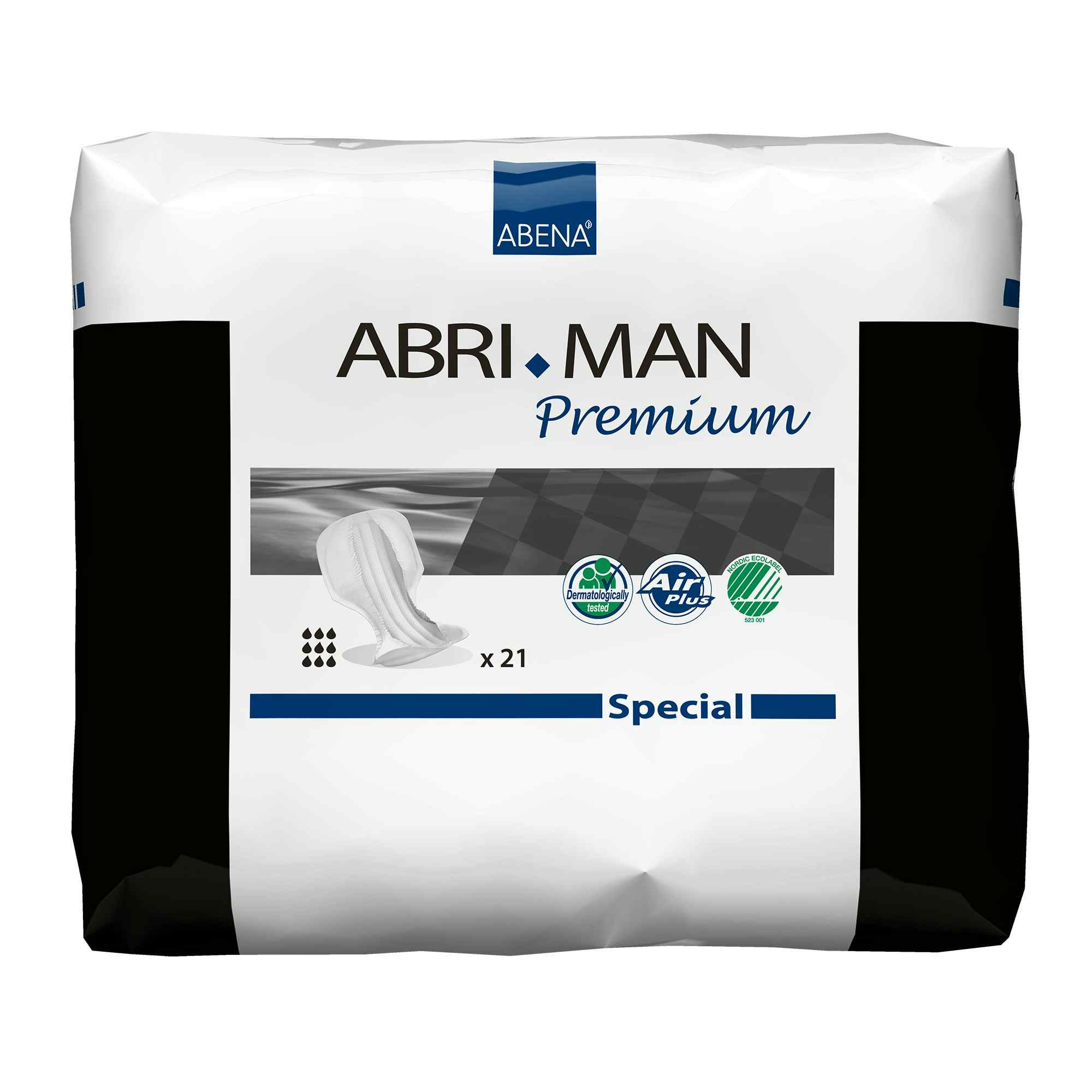 Abena Abri Man Premium, Heavy Absorbency, 300744, Special - Case of 84 (4 Bags)