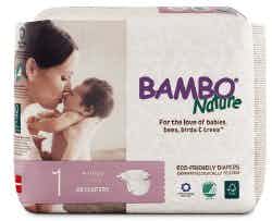 Bambo Nature Diaper, Heavy Absorbency, 16049, Size 3 (9-20 lbs) - Pack of 33