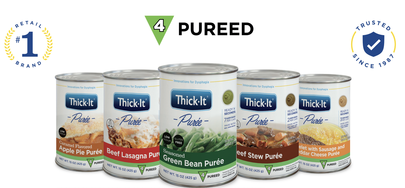 Thick-It Puree, Sausage/Cheese Omelet, Puree Consistency, 15 oz. Can, H315-F8800, 1 Each, Assortment.