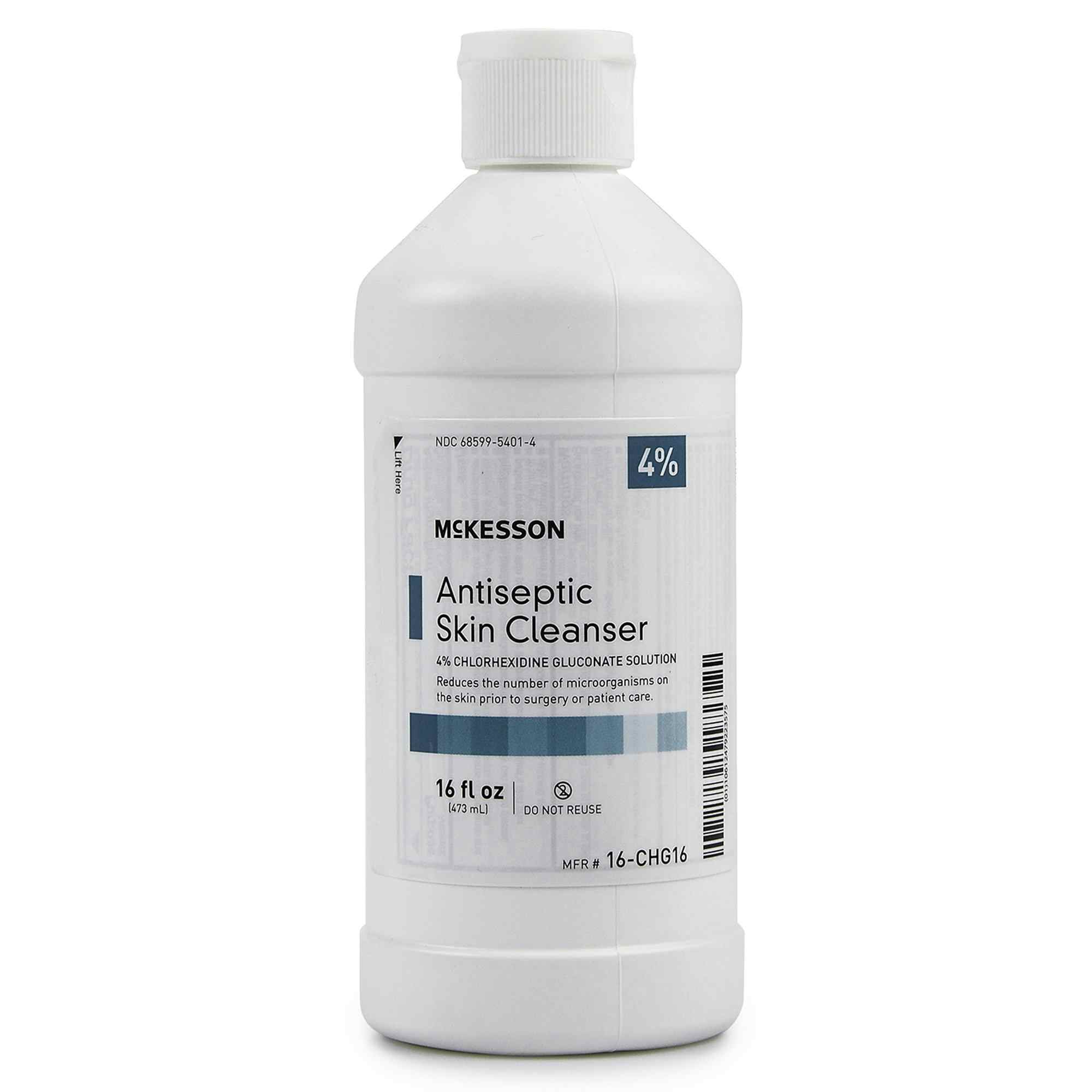 McKesson Antiseptic Skin Cleanser, 16-CHG16, 16 oz. - 1 Each